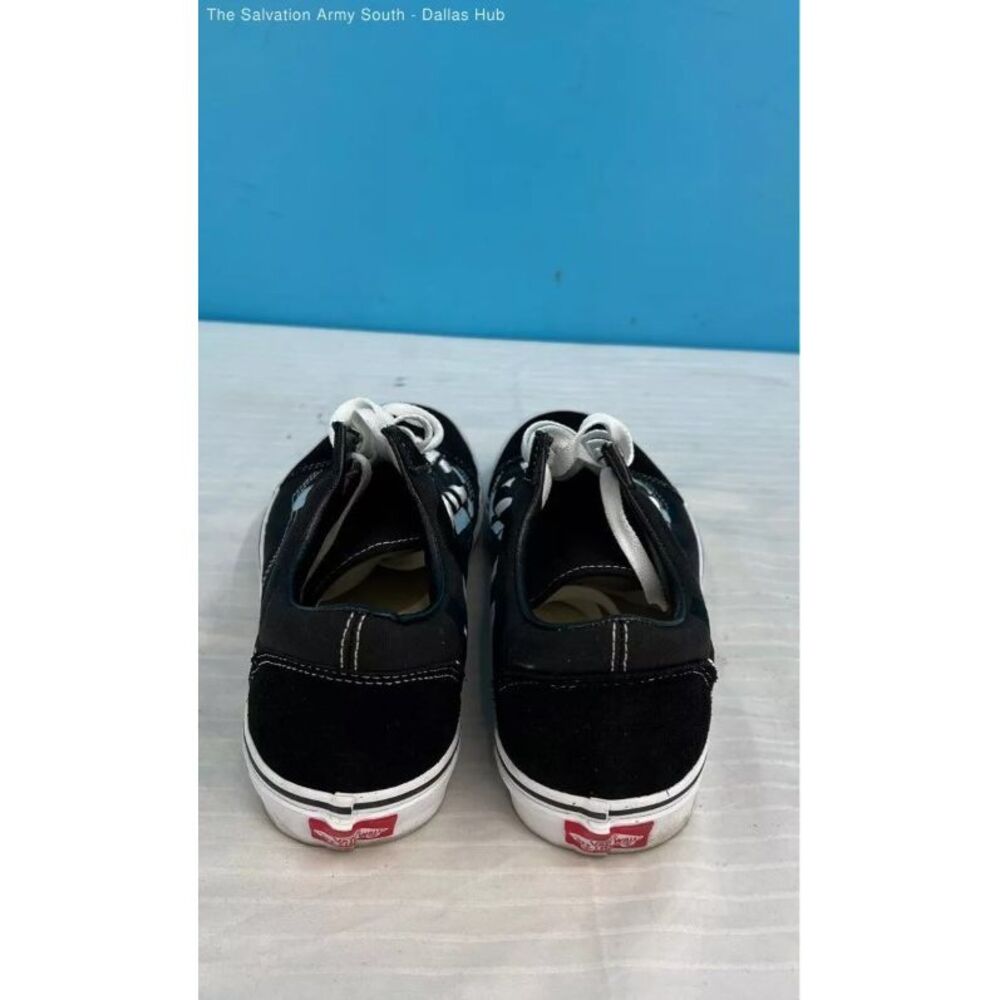 Vans Old Skool Statement Black Lace Up Low Top Sneakers Size 11